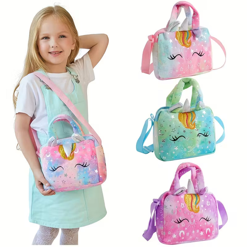 Unicorn Corduroy Shoulder Bag Crossbody