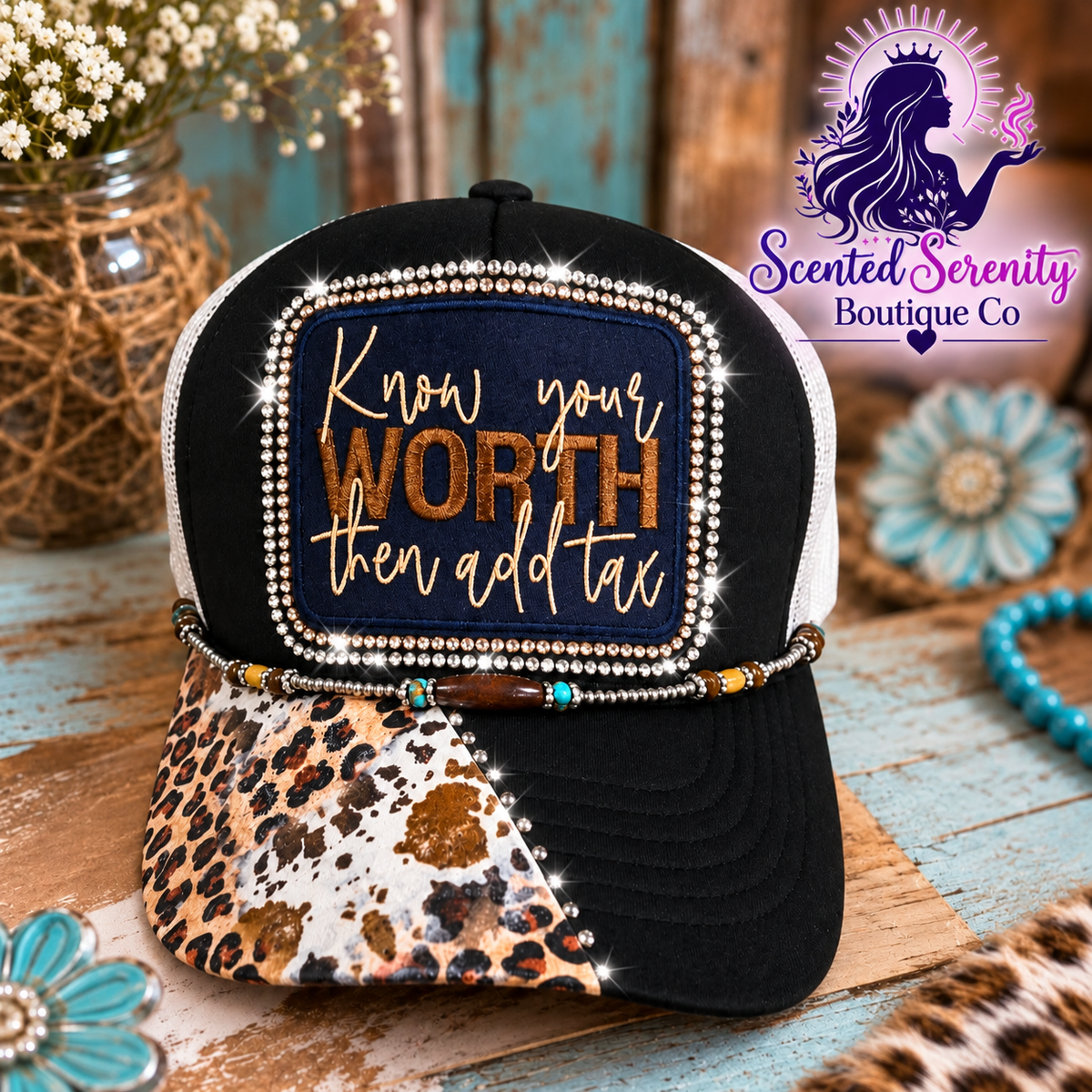 Know Your Worth, Then Add Tax Trucker Hat