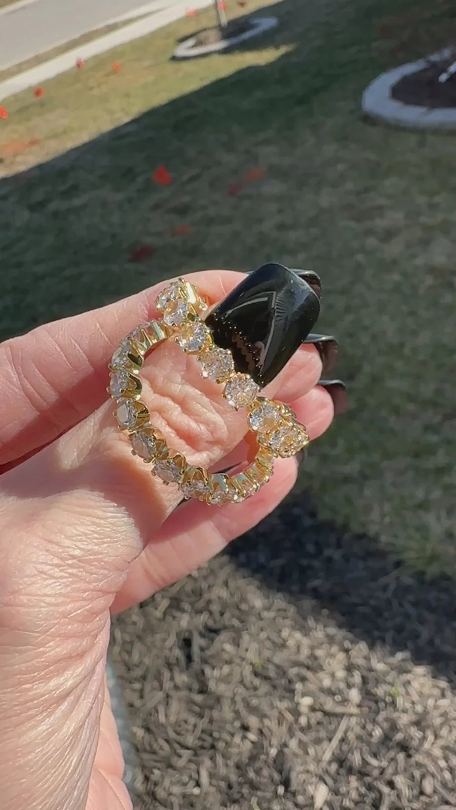 Brielle Luxe Hoop Earrings