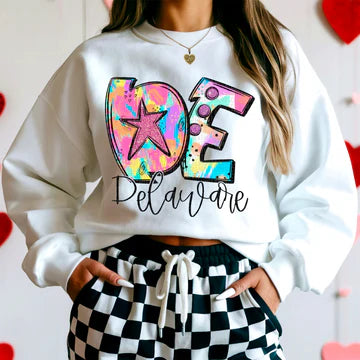 Neon Splash State T shirt **Enter state you need in note section upon checkout**