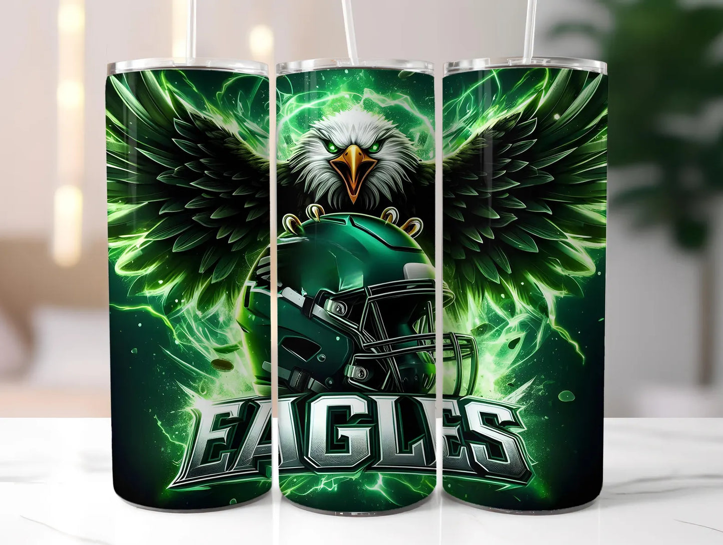 Football Teams 20 oz Stainless Steel Tumbler