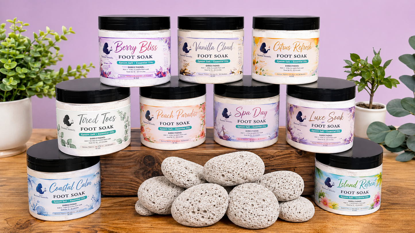 Foot Soak + FREE Pumice Stone