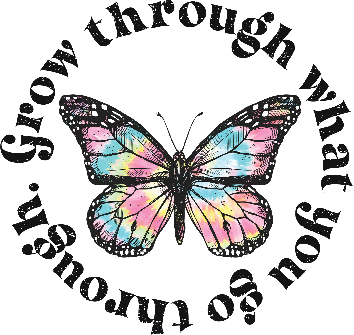 Grow Through What You Go Through T~shirt, read description before ordering ~Jackie
