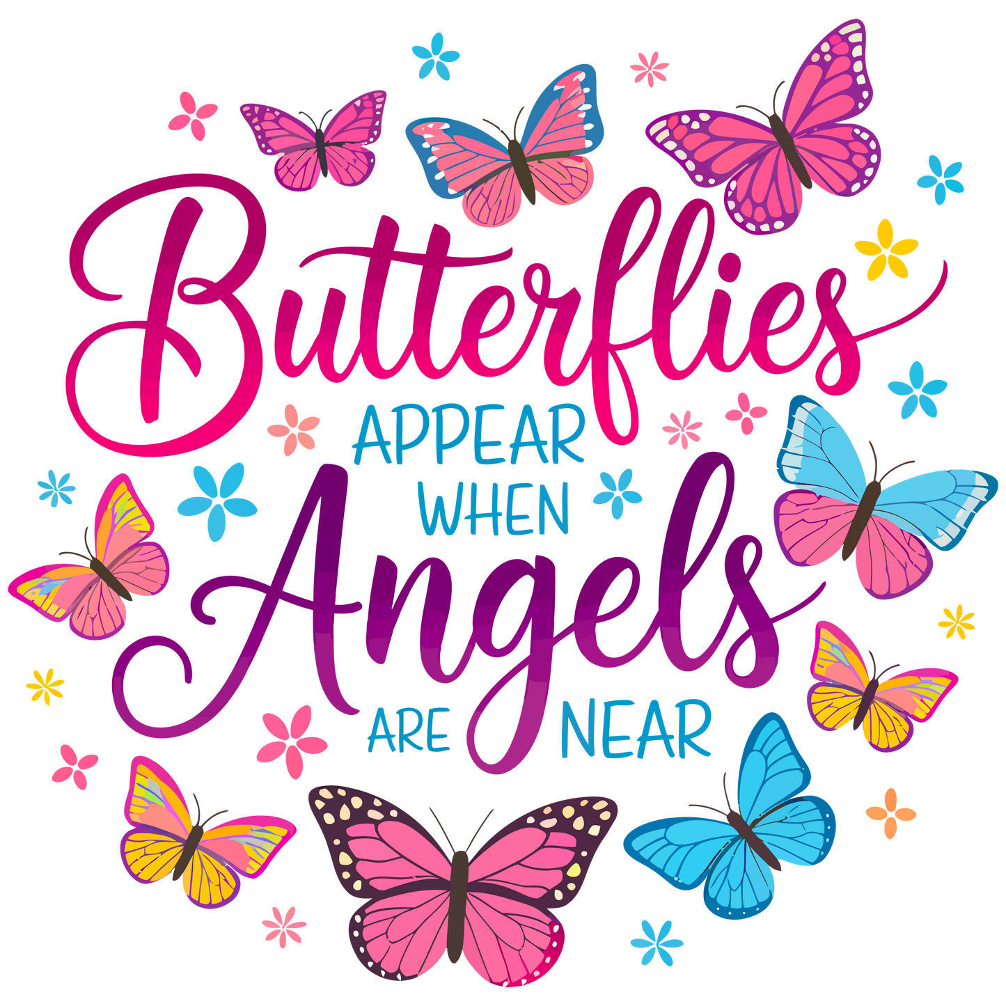 Butterflies Appear When Angels are Near T~shirt, read description before ordering ~JoJo