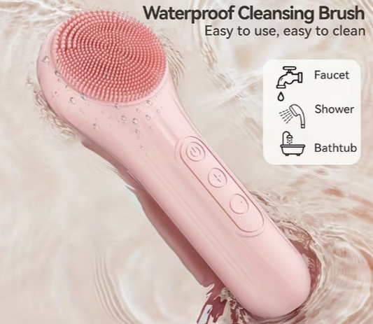 ✨ Rotating Silicone Facial Cleanser