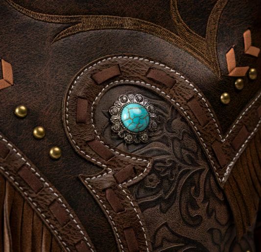 🤎 Western Fringe Crossbody Pocketbook