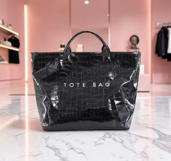 Boss Gloss PVC Tote Bag 🖤✨