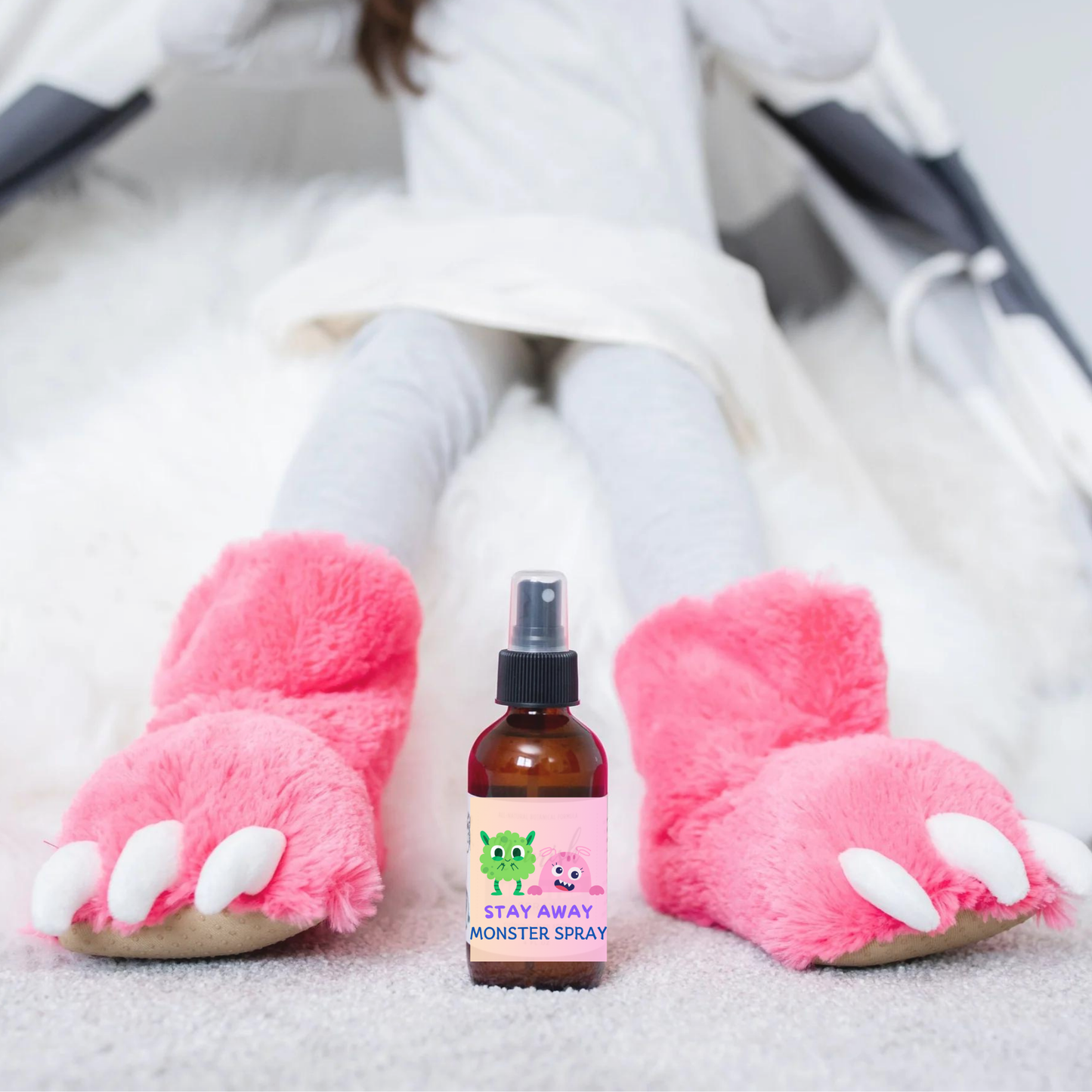 Stay Away Monster Spray ~All Natural ~Non Toxic Bedtime Calming Spray