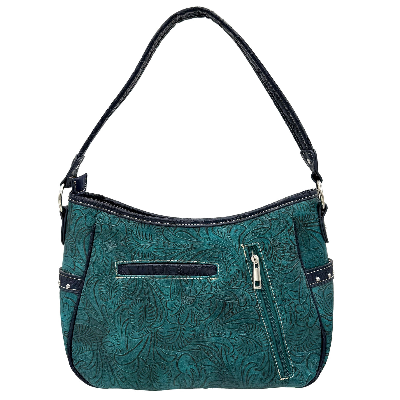 🤠✨ Embossed Western Shoulder Handbag