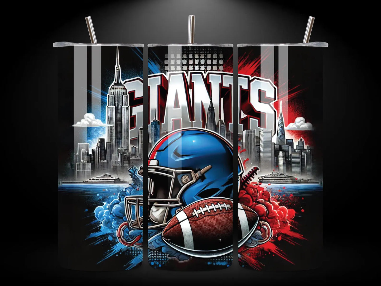 Football Teams 20 oz Stainless Steel Tumbler