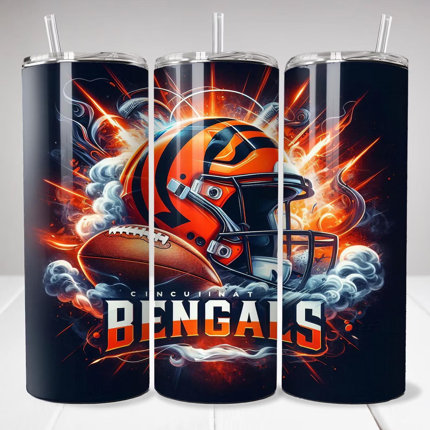 Football Teams 20 oz Stainless Steel Tumbler