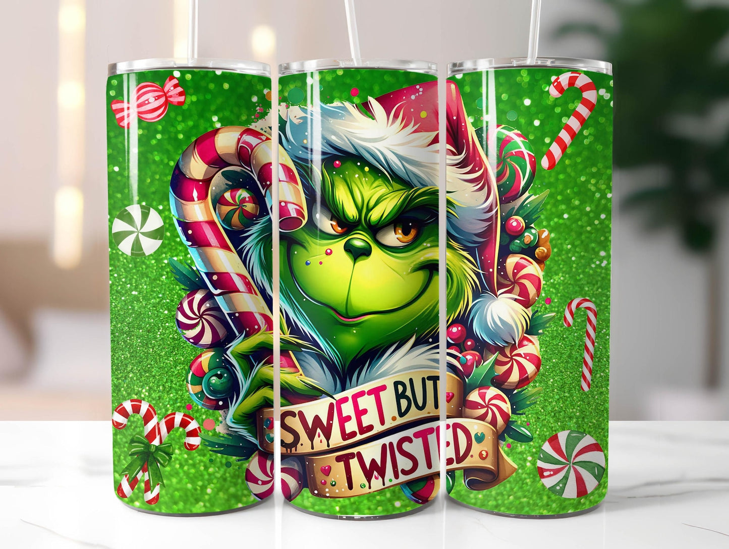 Grinch Sweet But Twisted Tumbler