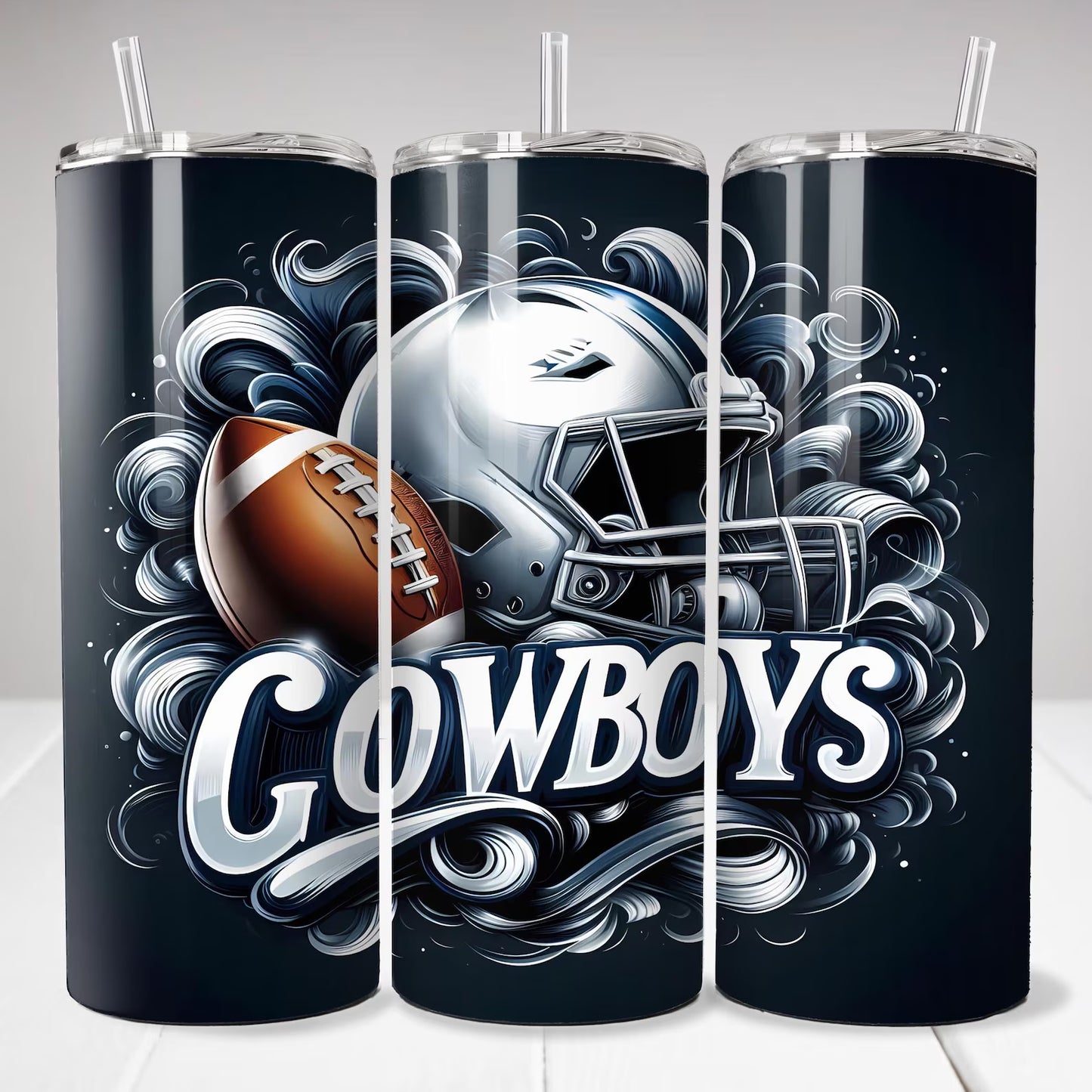 Football Teams 20 oz Stainless Steel Tumbler