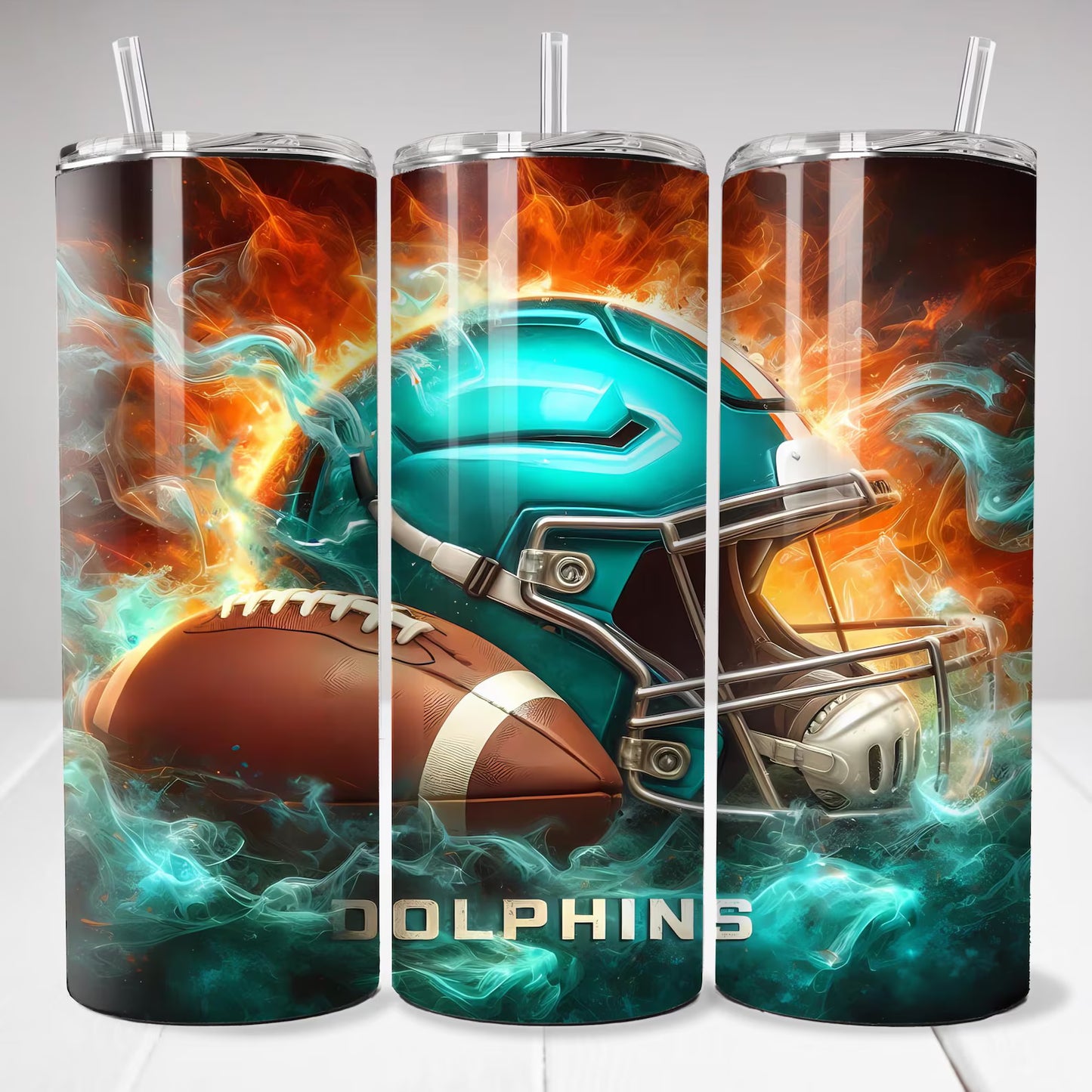 Football Teams 20 oz Stainless Steel Tumbler