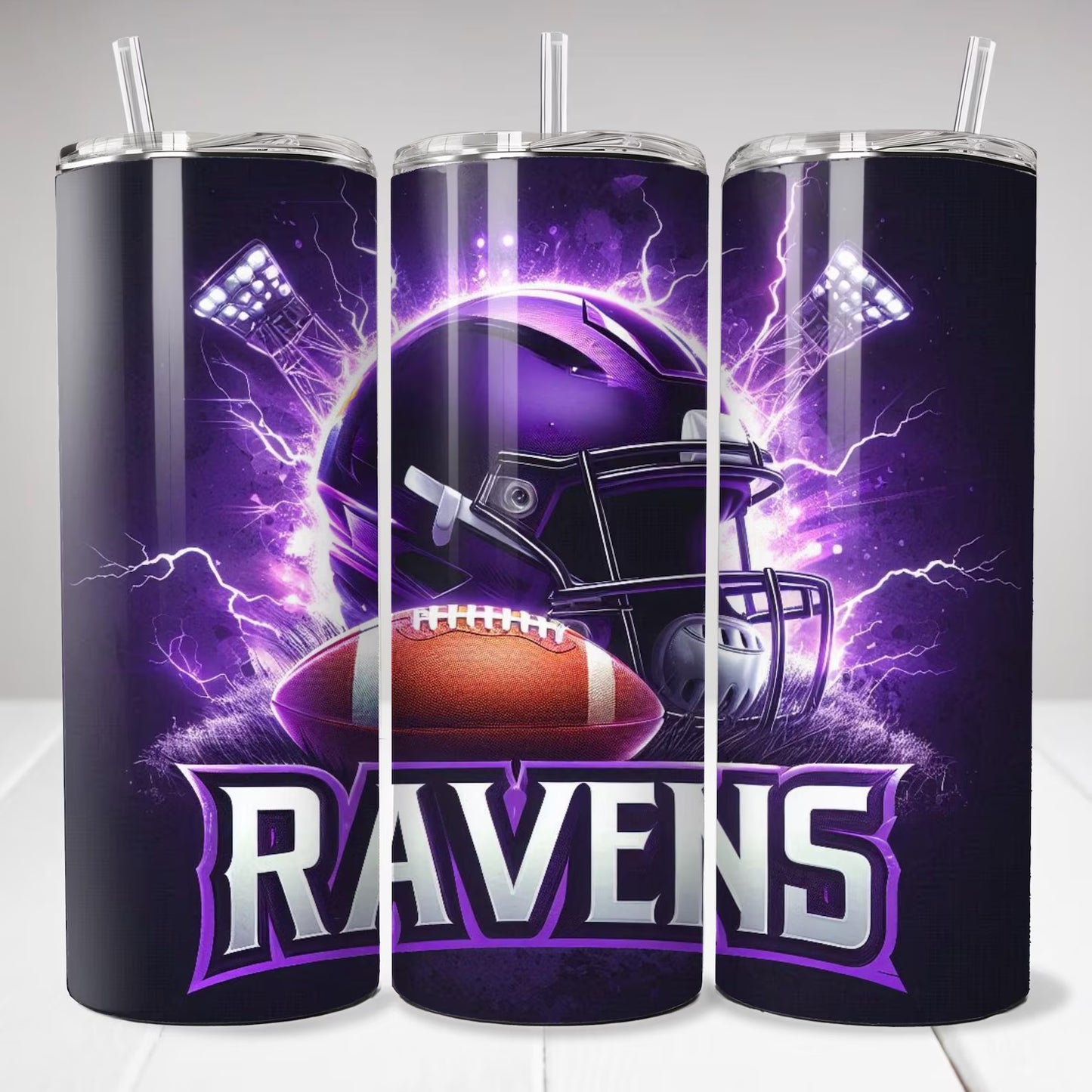 Football Teams 20 oz Stainless Steel Tumbler