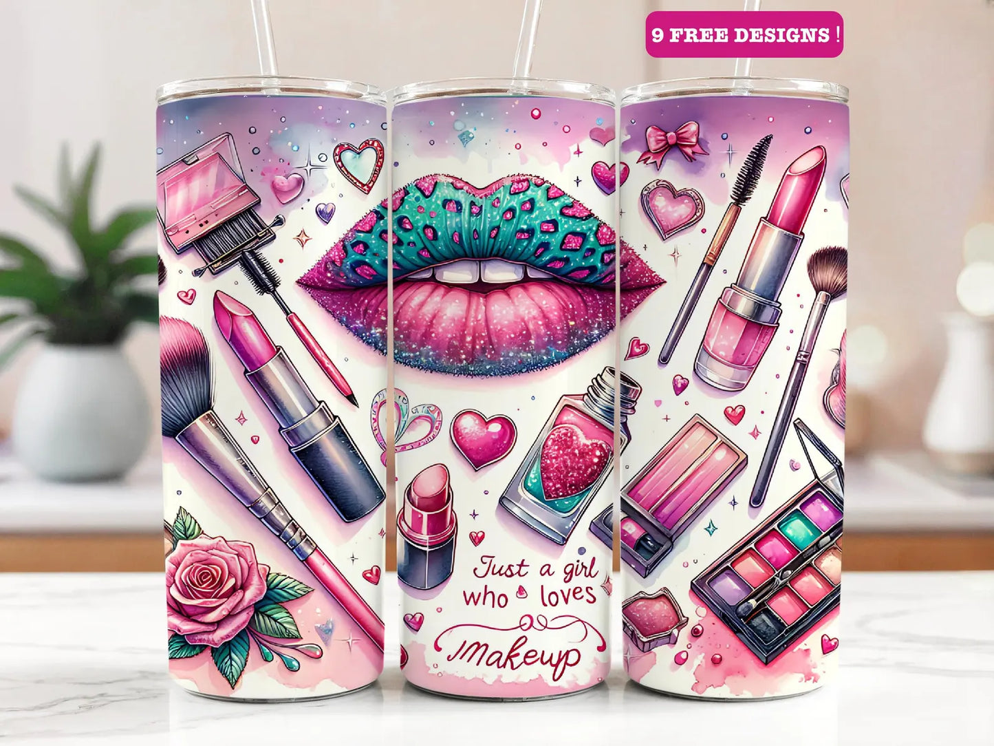 Make Up 20 oz Stainless Steel Tumblers