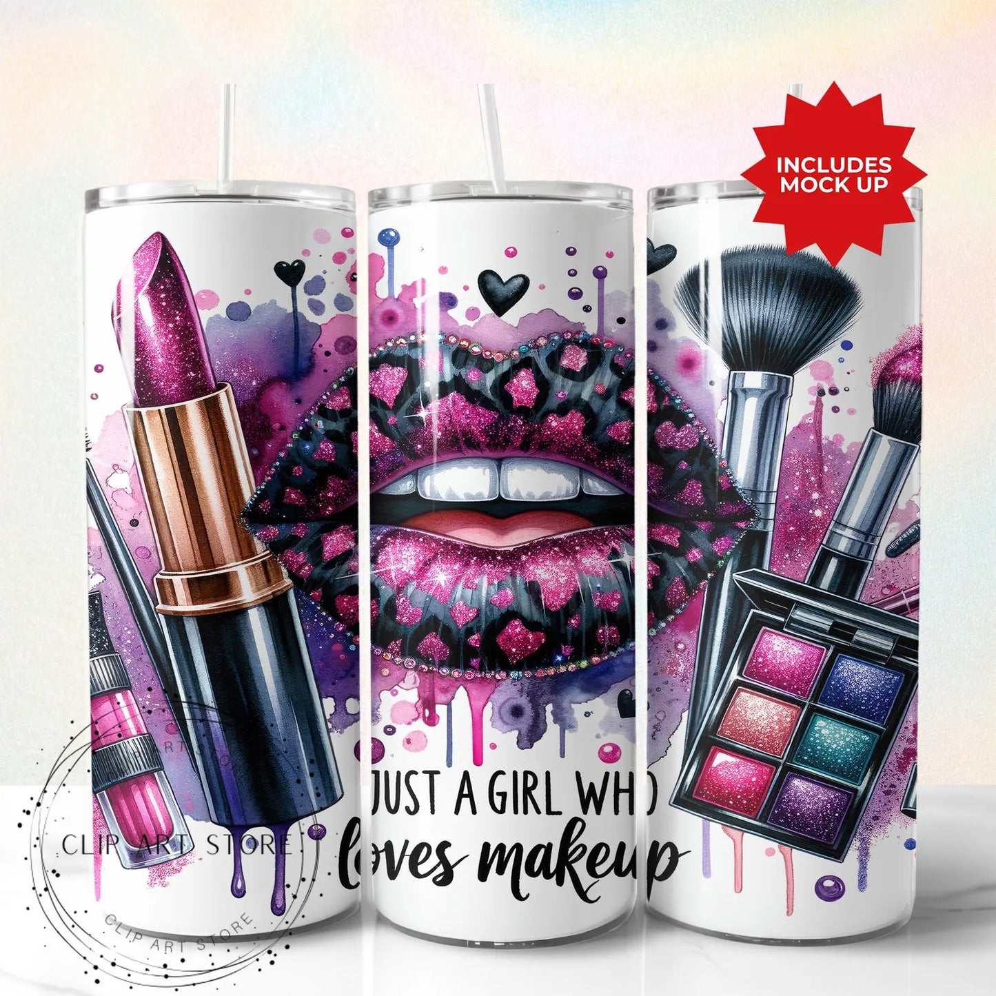 Make Up 20 oz Stainless Steel Tumblers