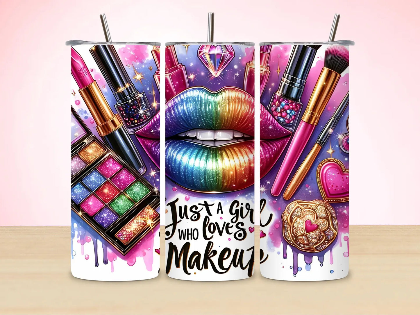 Make Up 20 oz Stainless Steel Tumblers