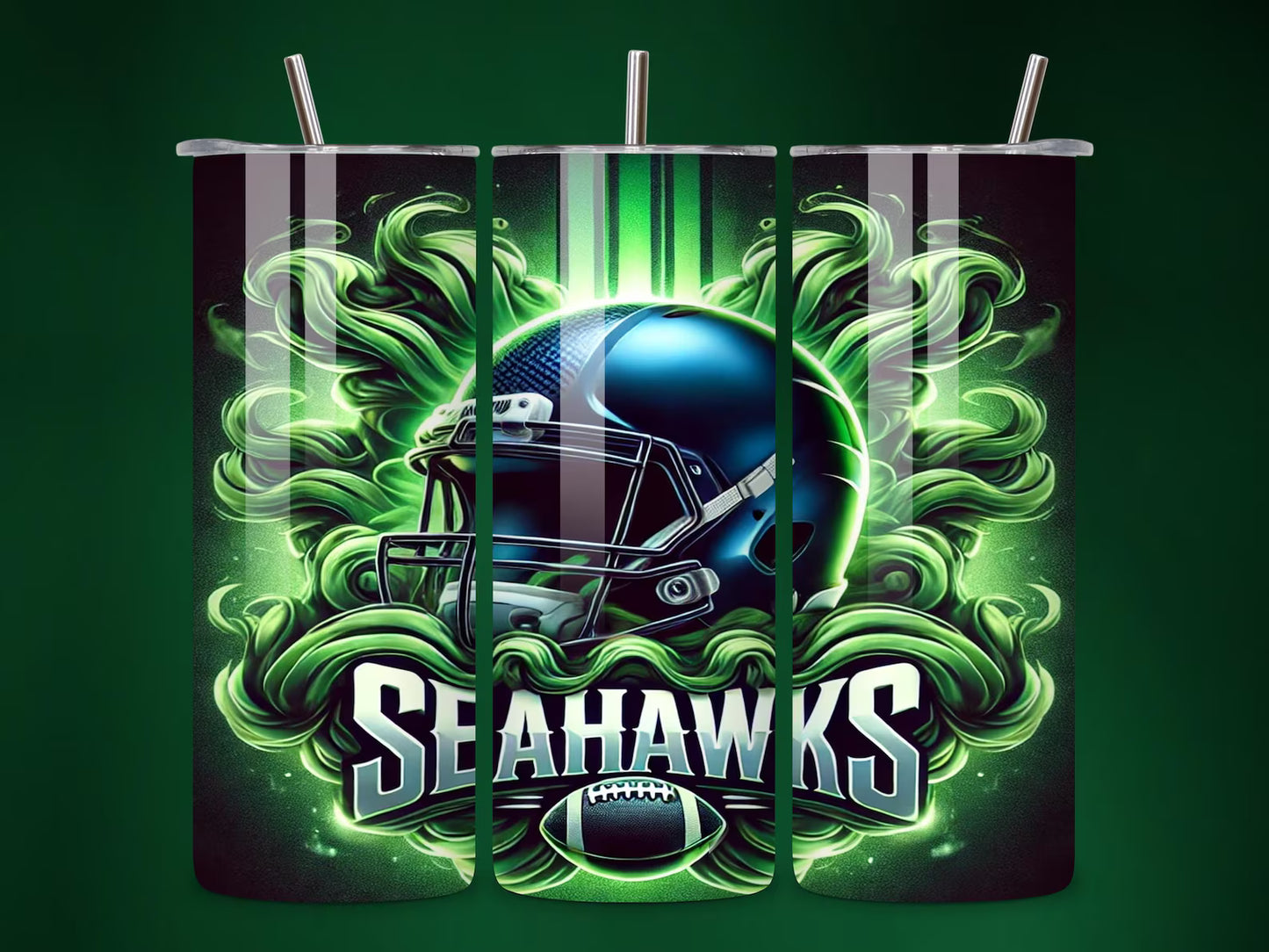 Football Teams 20 oz Stainless Steel Tumbler
