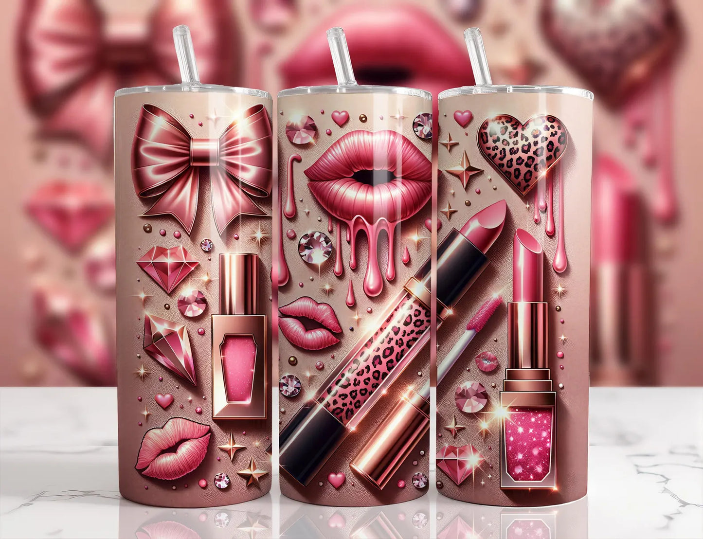 Make Up 20 oz Stainless Steel Tumblers