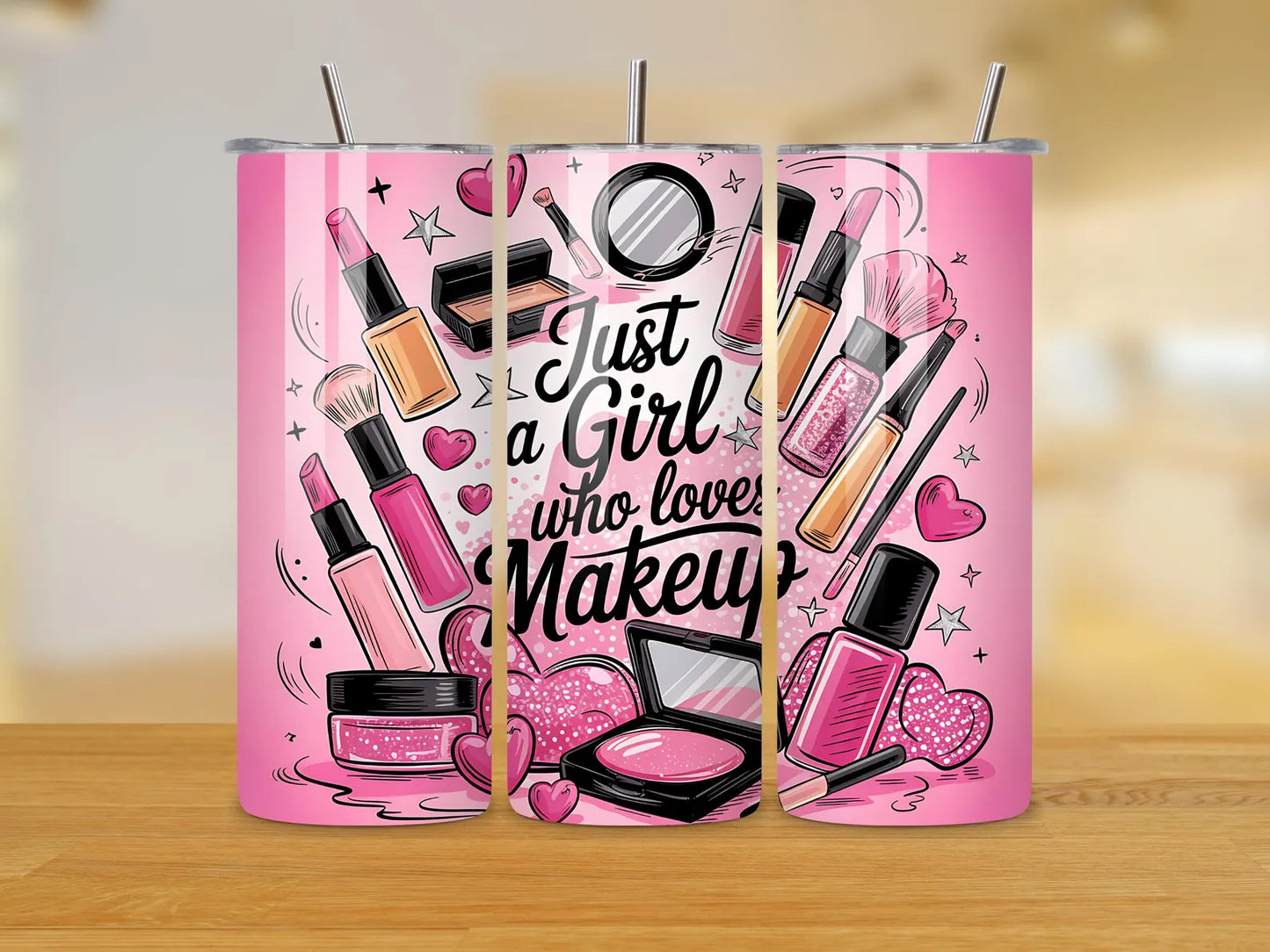 Make Up 20 oz Stainless Steel Tumblers