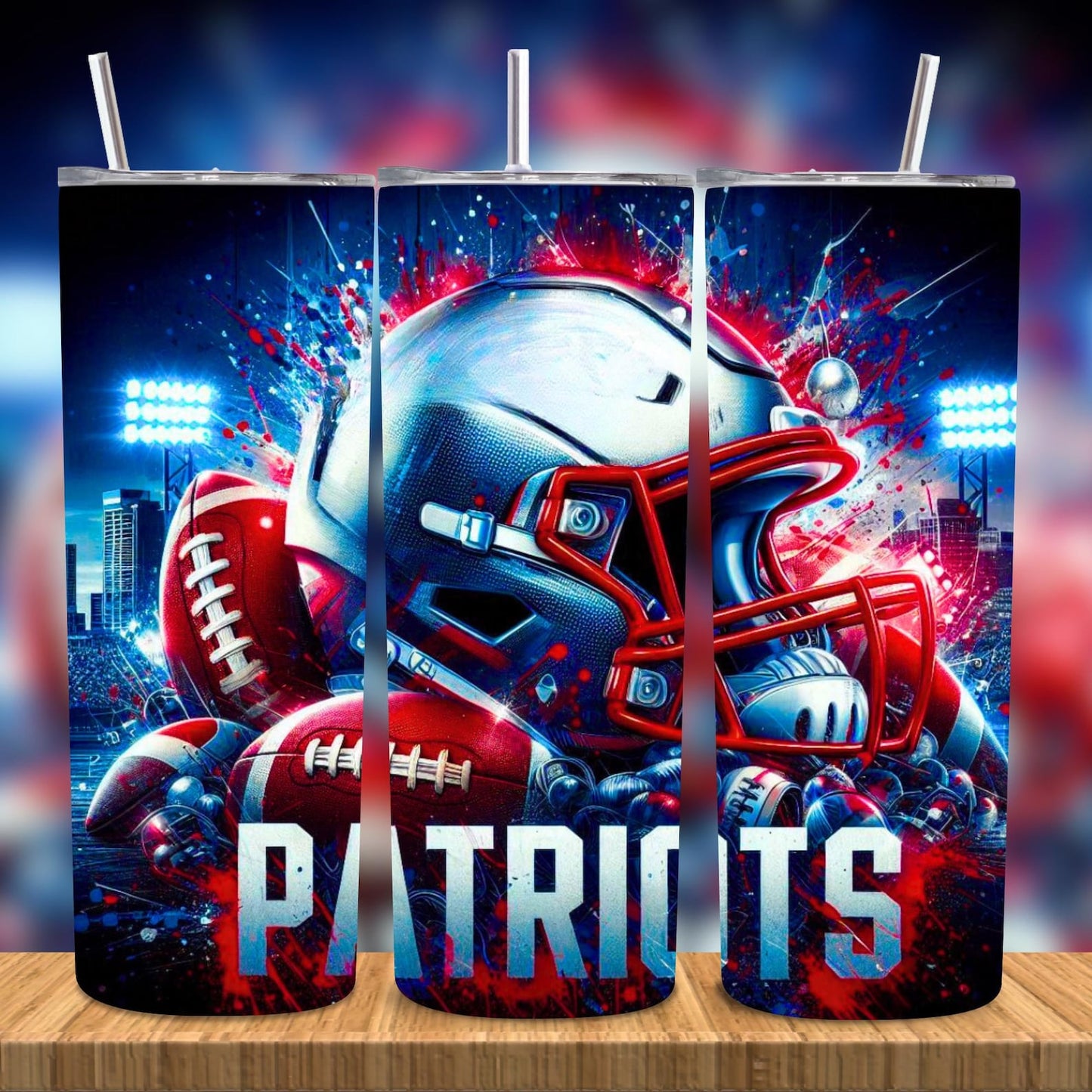 Football Teams 20 oz Stainless Steel Tumbler