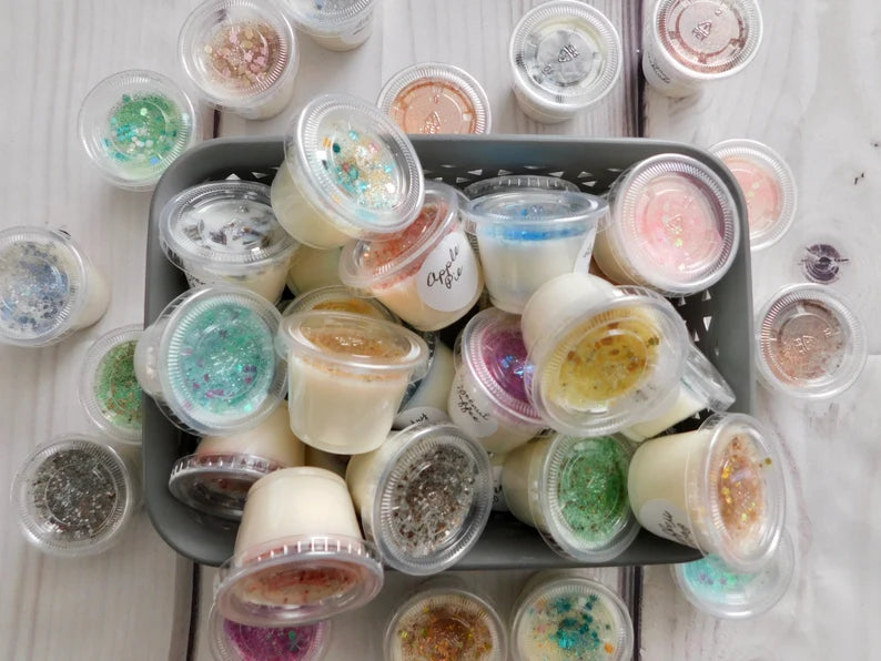 1 oz Wax Melt Shots ~ Throw in your warmer and enjoy for days!! Heavily scented! Buy 5 Get 1 FREE ~ No code needed