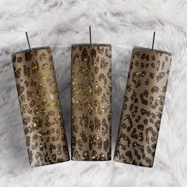 Cheetah Bling 20 oz tumbler (Julie J)