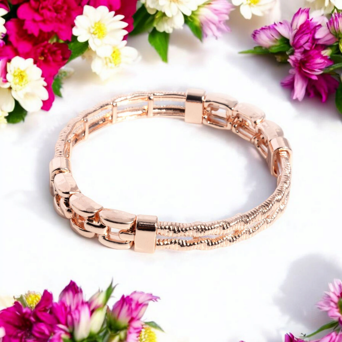 Elegant Rose Gold Bracelet