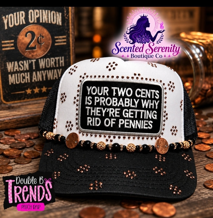 Pennies Bling Trucker Hats