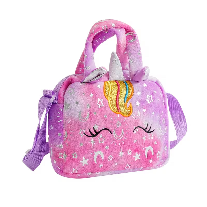 Unicorn Corduroy Shoulder Bag Crossbody