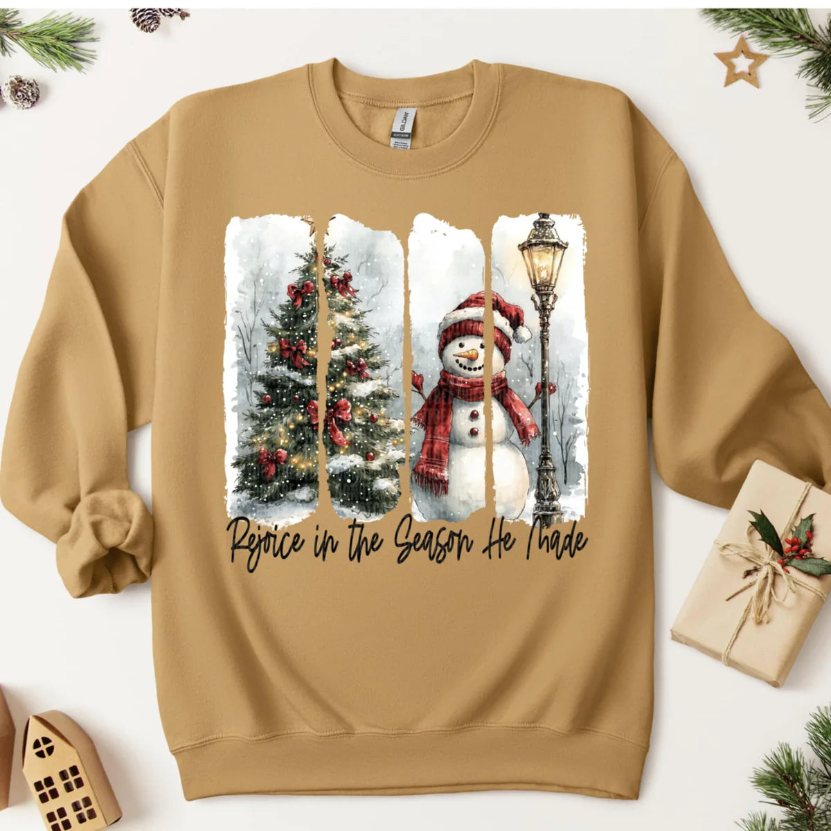 Rejoice in the Season He Made Sweatshirt