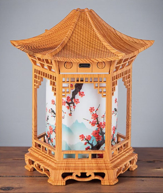 Cherry Blossom Pagoda Aromatherapy Diffuser – USB Rechargeable~OIL FOR SCENT SOLD SEPARATELY