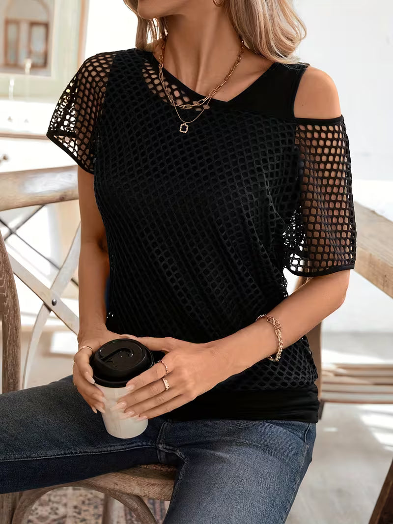 2-in-1 Mesh Layered Tank Top