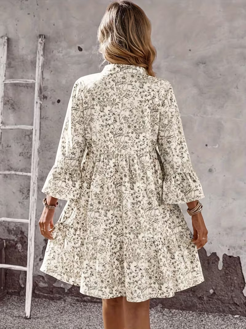 🌿 Floral Breeze Spring Dress