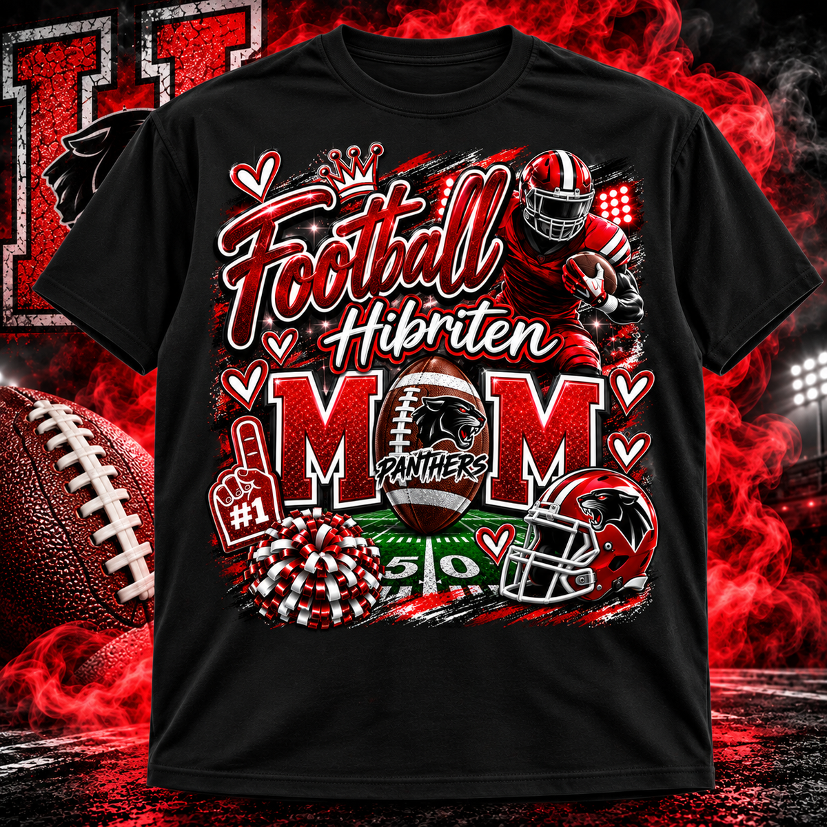 Hibriten Panthers ~ CHOOSE T SHIRT, SWEATSHIRT, HOODIE