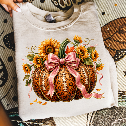 Football Pumpkin ~ CHOOSE T SHIRT, SWEATSHIRT, HOODIE
