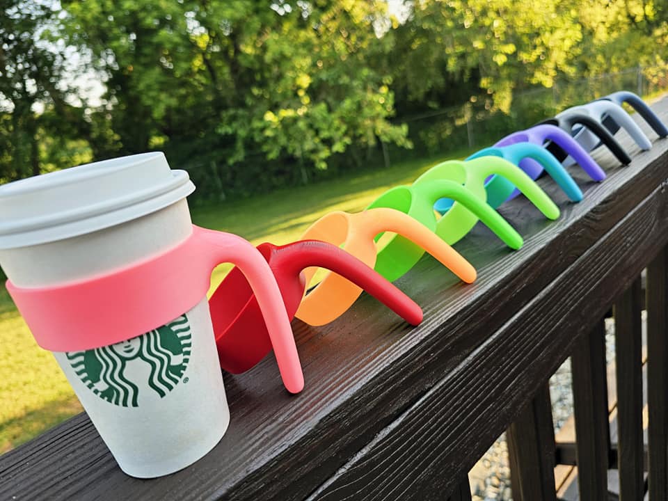 Coffee Cup Grip Handles