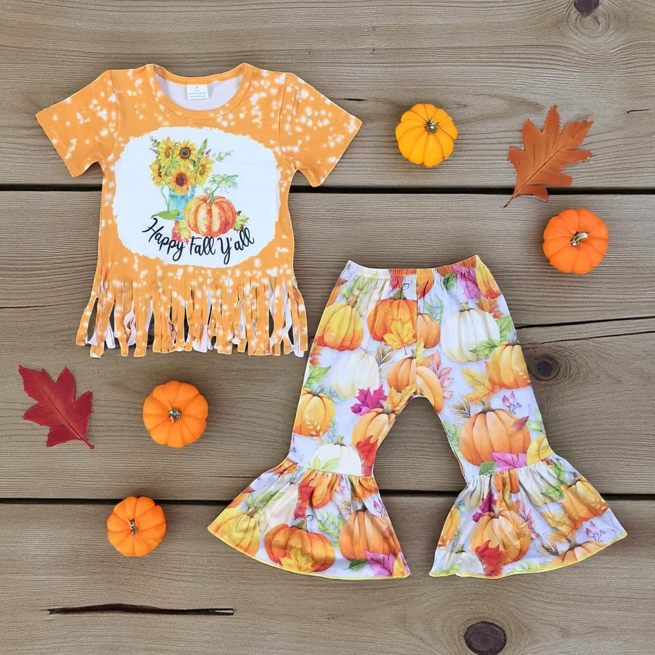 🎃 Happy Fall Y’all – Milk Silk Children’s Boutique Outfit ~ Preorder