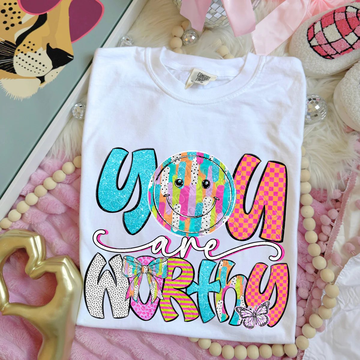 You Are Worthy ~ CHOOSE T~SHIRT, SWEATSHIRT, HOODIE LISTING