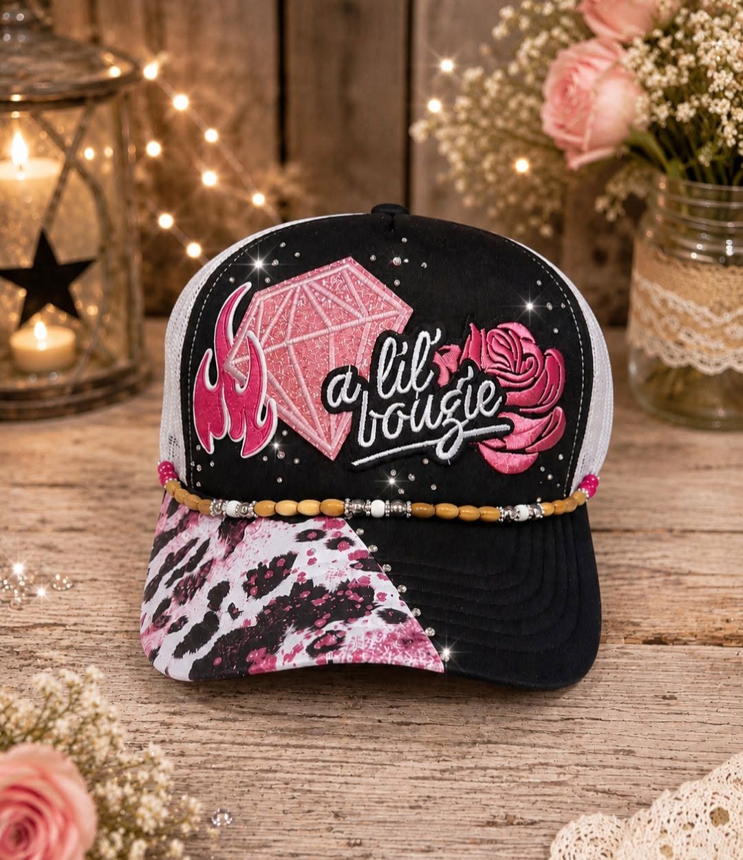 A Lil' Bougie Pink Trucker Hat