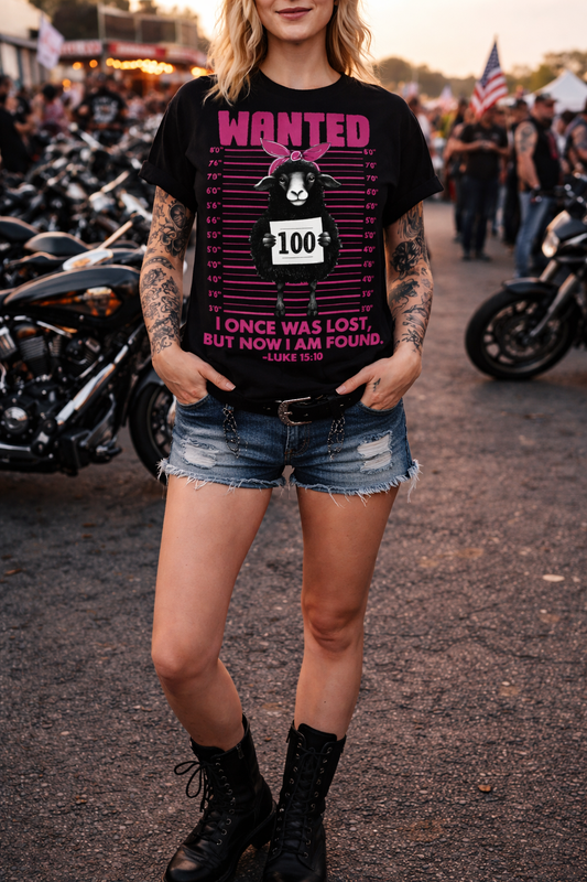 I Once Was Lost, But Now I'm Found Sheep T Shirt