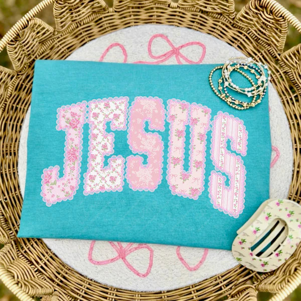 Jesus Floral Patchwork T~SHIRT, SWEATSHIRT, HOODIE LISTING