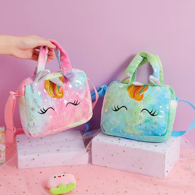 Unicorn Corduroy Shoulder Bag Crossbody