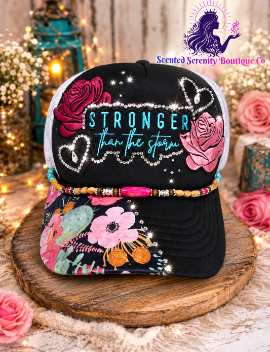 Stronger Than The Storm Trucker Hat