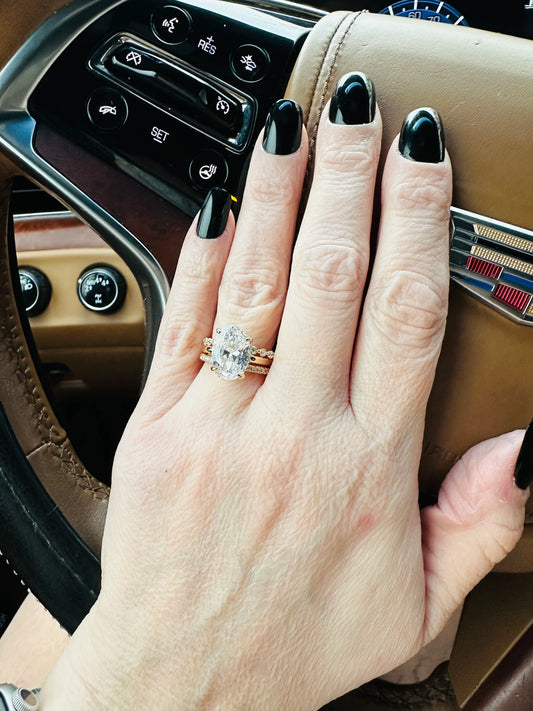 Alessandra 3 Piece Luxe Ring Set ~ Gold or Silver