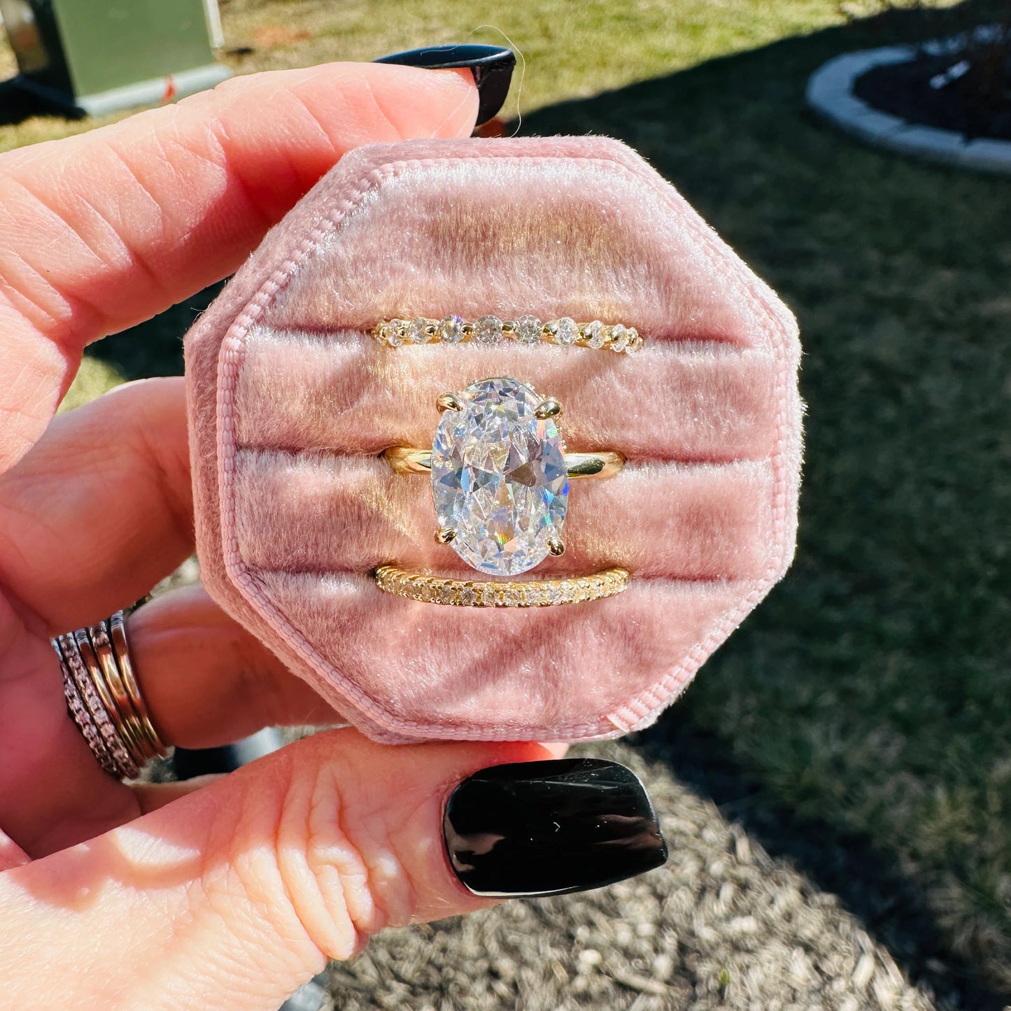 Alessandra 3 Piece Luxe Ring Set ~ Gold or Silver