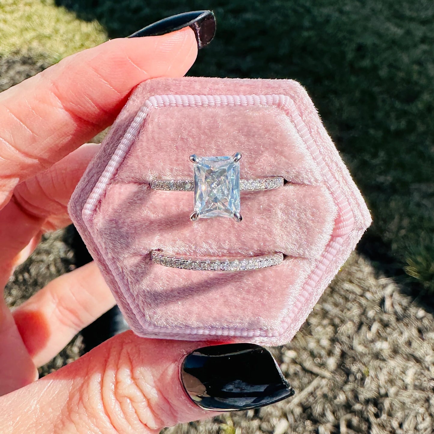 Aria Luxe Radiant Ring Set