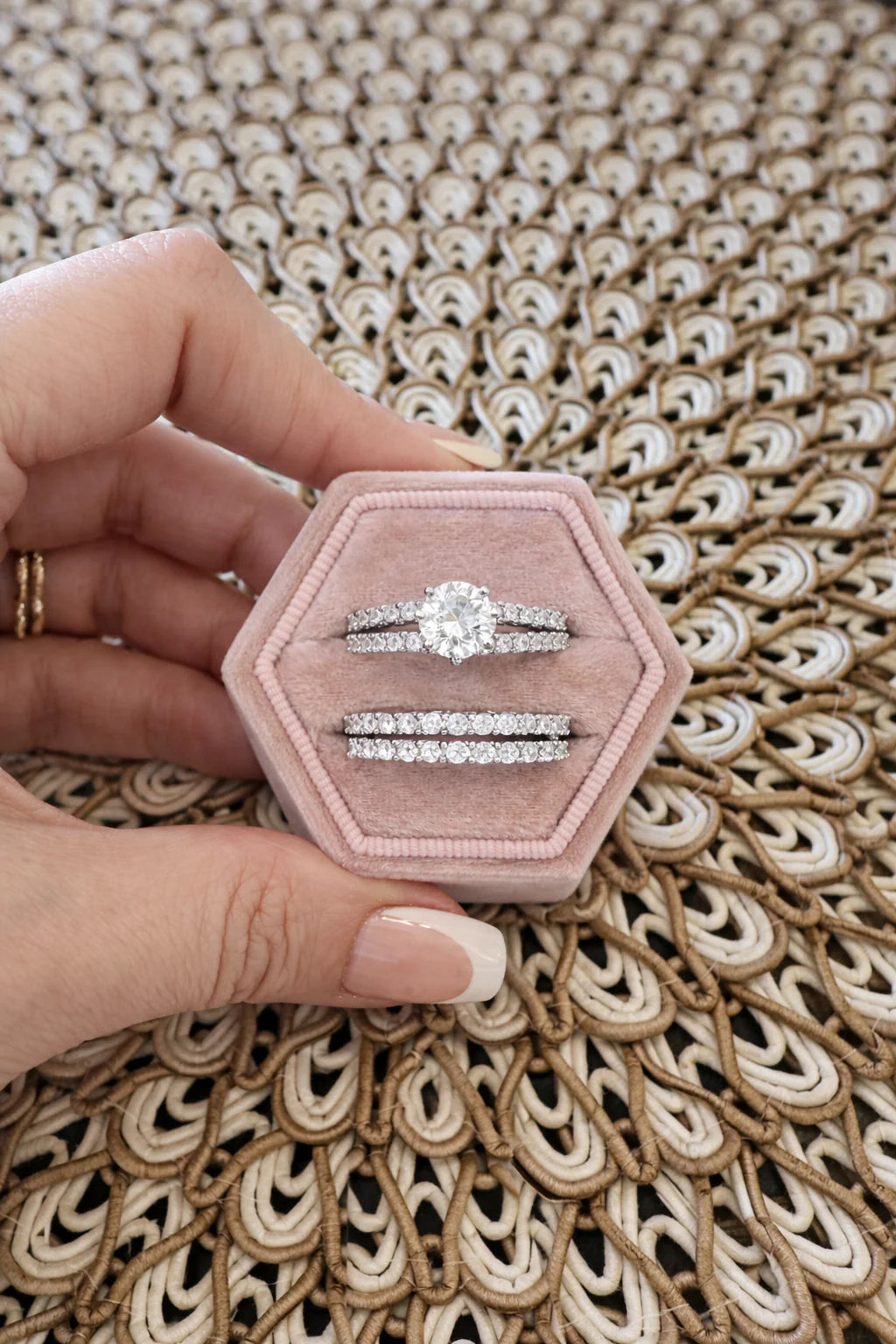 Bethany 2 Piece Ring Set-Silver