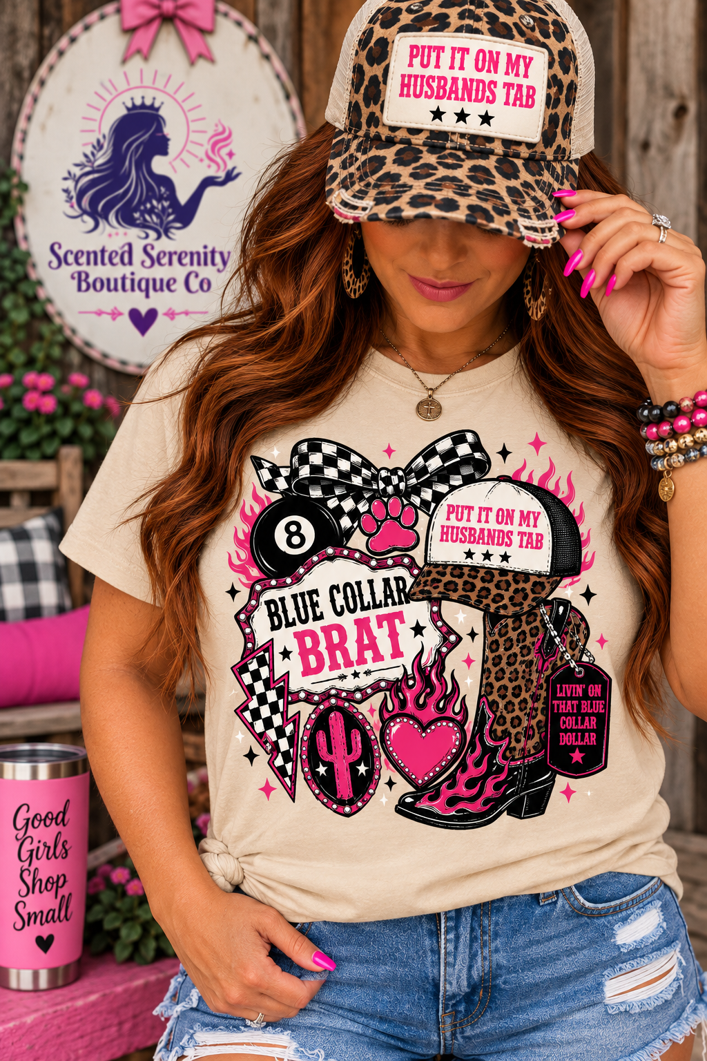Blue Collar Brat ~ CHOOSE T SHIRT, SWEATSHIRT, HOODIE